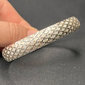 Diamond cut Italy 925 silver bracelet